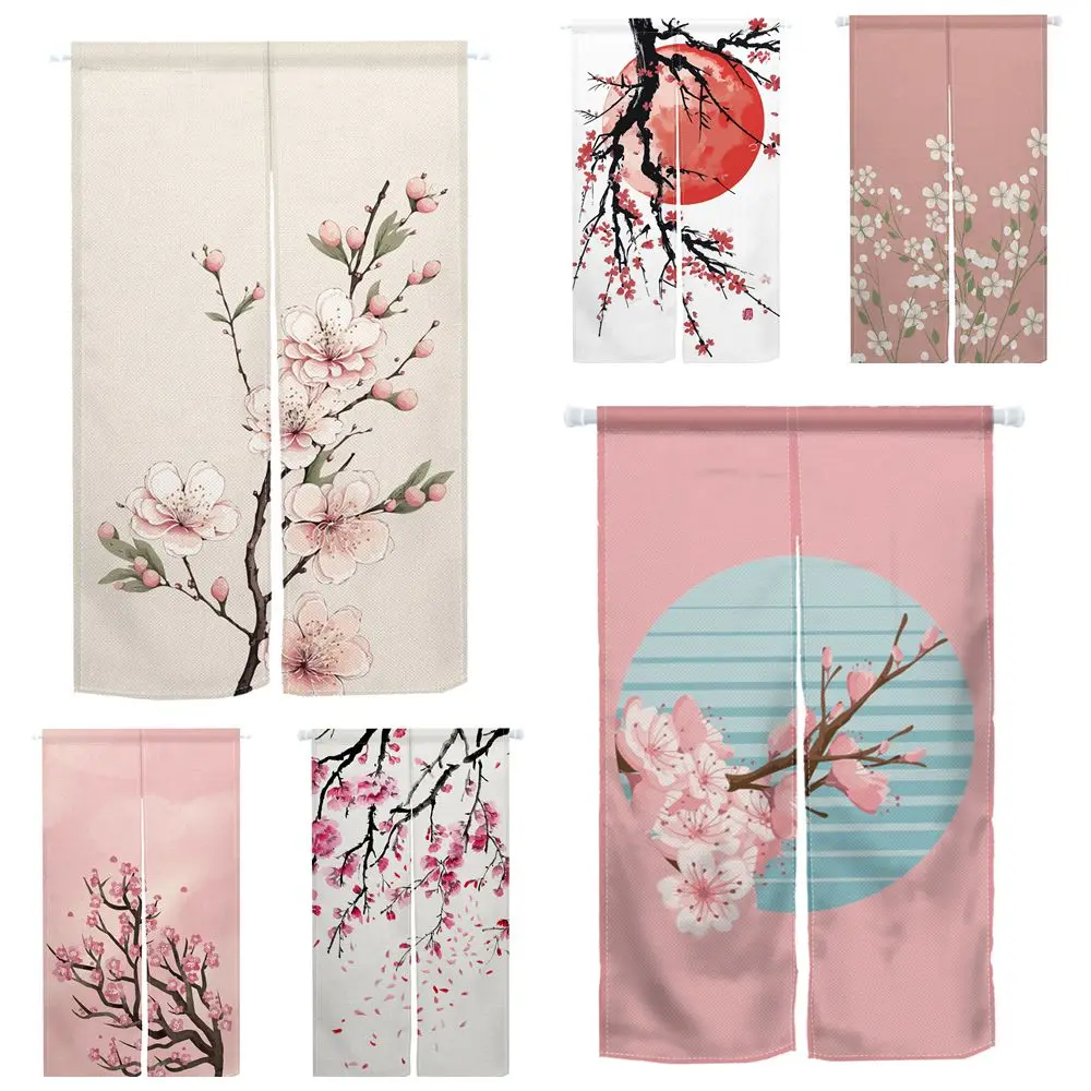 Rideau de porte en fleurs de c - Noren Curtain Doorway avis et prix